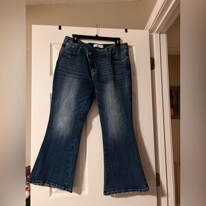 KanCan Dark Blue Flare Jeans